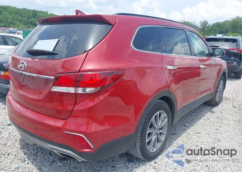 2017 Hyundai Santa Fe Se из США, поврежденный, VIN KM8SM4HF3HU212694